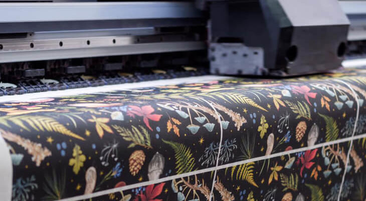 Принт текстиль — машинная печать на ткани